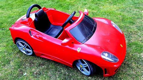 Ferrari F430 Ride On Toy Car Walkaround Kids Playtime Fun Youtube