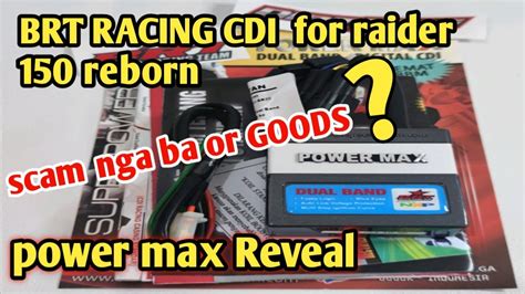 Brt Racing Cdi Power Max Raider Reborn Scam Nga Ba Or Goods