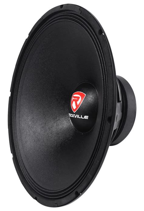 Rockville Rvp18w8 1200 Watt 18 Mid Bass Driver Car Audio Speaker Mid Range 8995