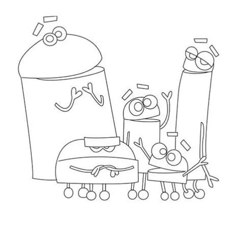 storybots abc coloring pages