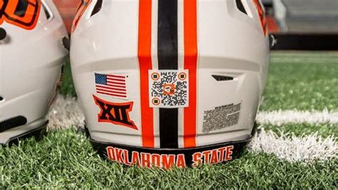 Oklahoma State Football Adding Qr Codes To Helmets To Benefit Nil Fund