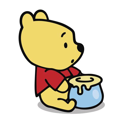 Winnie The Pooh Poses Baby Vector Art At Vecteezy