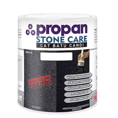 Jual PROPAN STONECARE STONE CARE CAT BATU CANDI BLACK 1 LITER LTR BATU