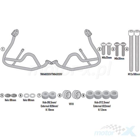 Engine Guards Kappa KN8400 Harley Davidson Pan America 1250