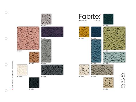 Fabrixx Staalkaarten Oniro Textiles