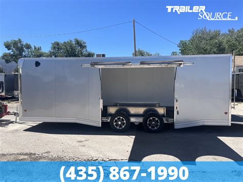 Alcom Ez Hauler X Enclosed Cargo Trailer Interior Alloy