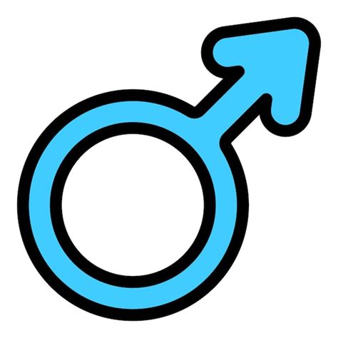 Premium Vector Gender Identity Male Icon Outline Gender Identity Male