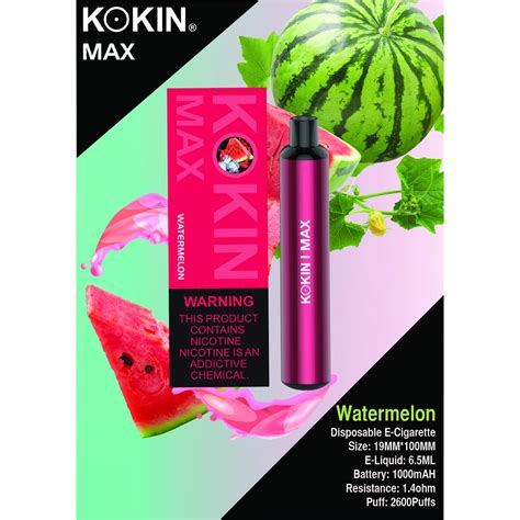 KOKIN Disposable Puff Up to 2600 Puffs Disposable Vape Pod 5% Salt NIC ...