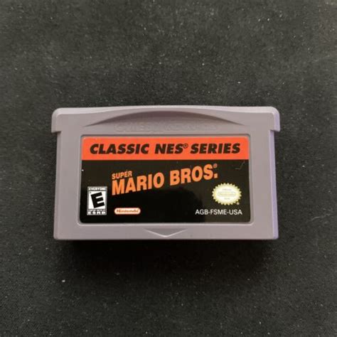 Super Mario Bros Classic Nes Series Game Boy Advance Nintendo