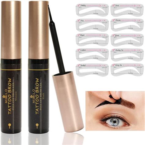 Peel Off Brow Geltattoo Eyebrow Kitnatural Tint Eyebrow Gel Long Lasting Waterproof Quick Dry