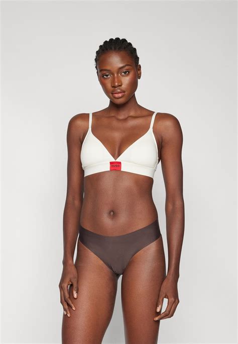 Hugo Triangle Red Label Triangle Bra Offwhite Off White Zalando