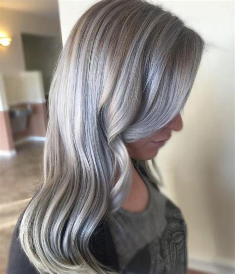 27 Best Photos White Highlights In Blonde Hair / 30 Shades of Grey: Silver and White Highlights ...