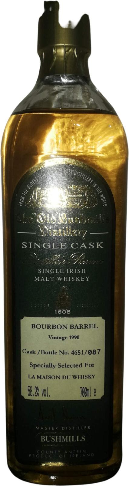 The Old Bushmills Distillery Whiskybase Ratings And Reviews For