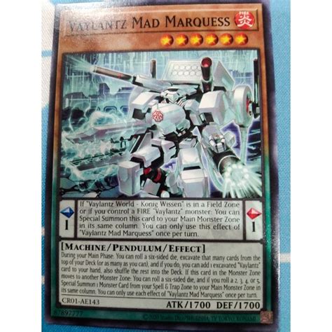 Yugioh Asia English CR01 Creation Pack 01 Single Card N Shopee