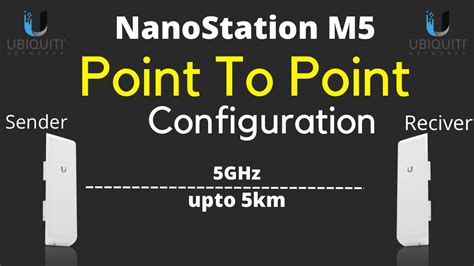 Ubiquiti NanoStation M5 Point To Point Configuretion Setup YouTube