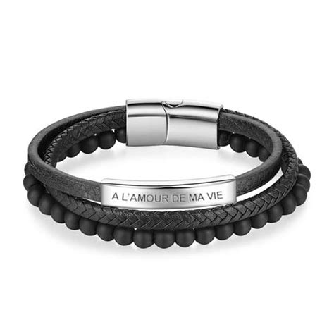 Bracelet Cuir Homme Personnalis