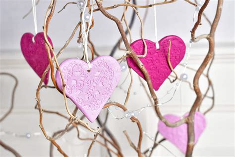 How To Make Diy Air Dry Clay Hearts Easy Craft Tutorial