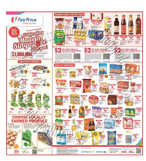 Ntuc Fairprice Celebrating Made In Singapore With You 30 July 05 August 2015 ~ Supermarket