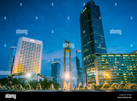 Indonesia Jakarta View City Night Hi Res Stock Photography And Images