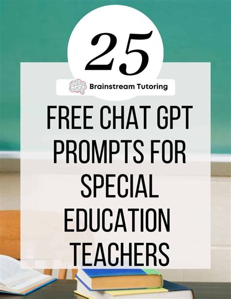 Free Chatgpt Prompts For Special Education Teachers Brainstreamhelp