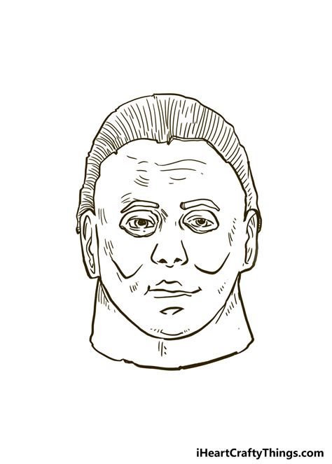 Michael Myers Drawing Step Step