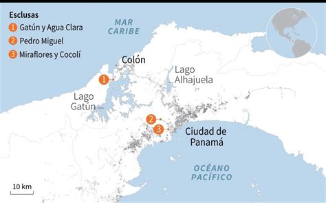 La Sequía Amenaza El Tráfico Marítimo Del Canal De Panamá Vista Al Mar