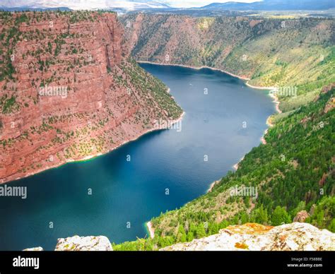 Flaming Gorge Recreation Area Stock Photo Alamy