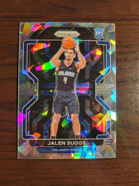 JALEN SUGGS 2021 22 Panini Prizm SILVER PRIZM Cracked Ice RC Orlando