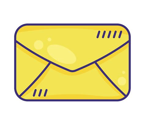 Yellow Envelope Mail 11454303 Vector Art At Vecteezy