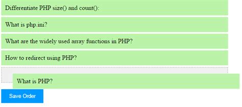 Sorting Mysql Row Order Using Jquery Laptrinhx