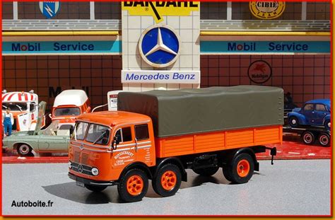 Altaya Camions D Autrefois N16 MERCEDES BENZ LP333 Plateau Bache