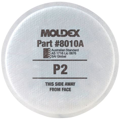 Moldex P2 PARTICULATE FILTER Fumes Dust Mists For 8000 Series Half Mask