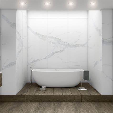 Glacier Statuary Tub And Shower Surround Panels Msi