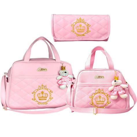 Kit de Bolsas Bebê Maternidade Enxoval Menina Menino Luxo Elo7