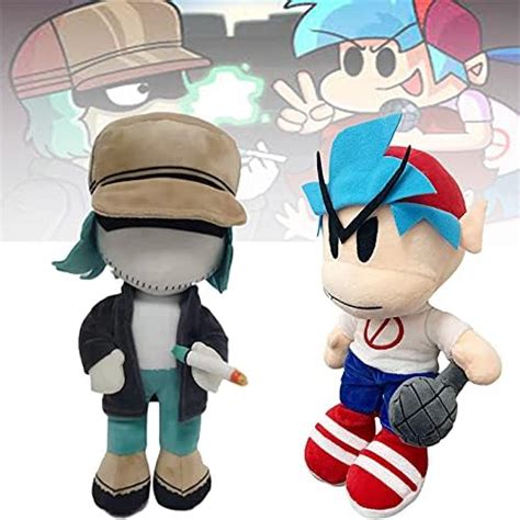 Buy Sonic Exe Plush Fnf Boyfriend Plushies 2pcs Soft Plush Stuffed