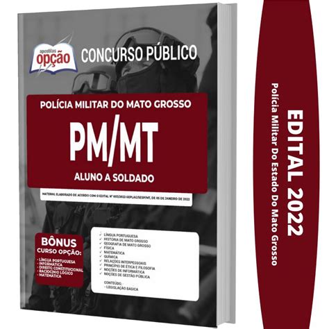 Apostila Pm Mt Aluno A Soldado Solu O Cursos E Concursos