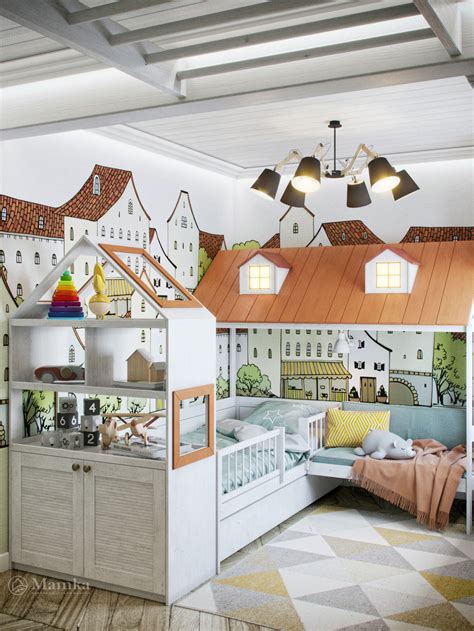 Дизайнерский интерьер детской комнаты для мальчика