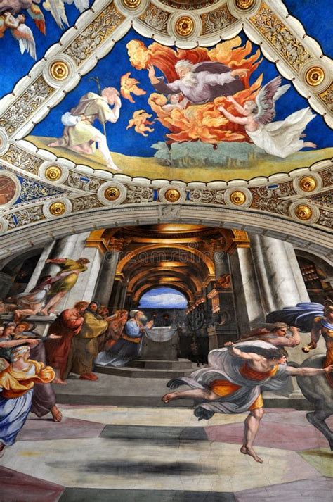 Fresco And Painting Of Raphael Rooms Stanze Di Raffaello Vatican