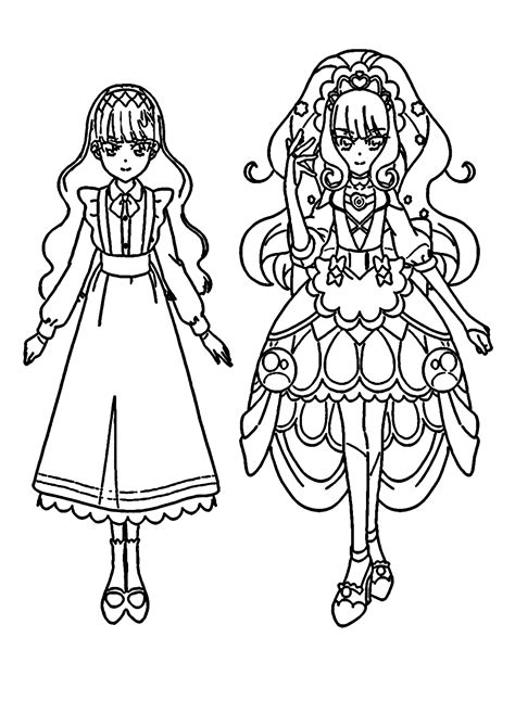 Precure Coloring Pages Printable For Free Download