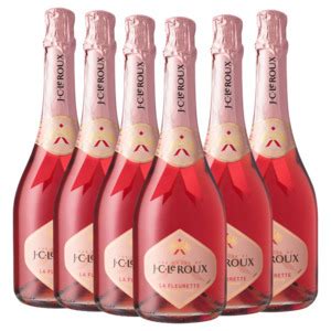 J C Le Roux La Fleurette Premium Sparkling Wine Bottles 6 X 750ml