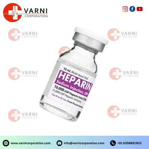 Heparin 5000 Iu Injection at ₹ 75/piece | Heped 25 in Ahmedabad | ID ...