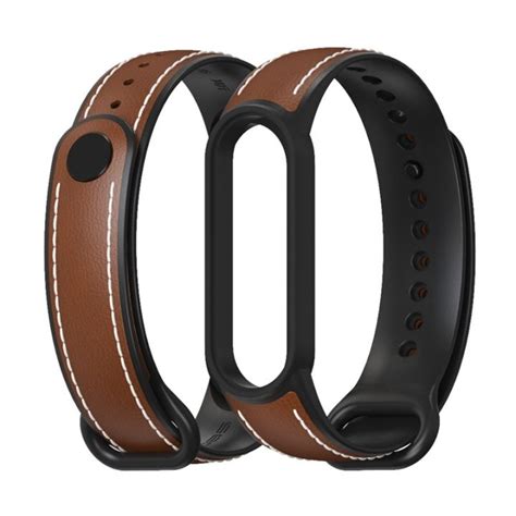 Watche Strap For Xiaomi Mi Band Mijobs Tpu Leather Watch Band