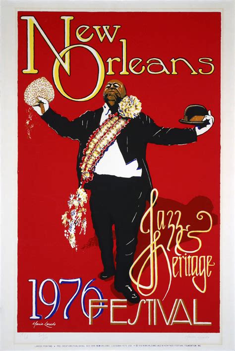 Unique Collection Of New Orleans Jazz And Heritage Festival Posters