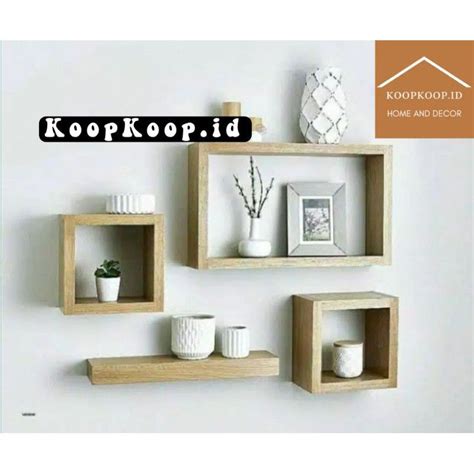 Jual Rak Dinding New Floating Shelves Pcsr Ak Dinding Kayu Kotak