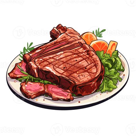 Grilled Steak Clipart Generative Ai Png