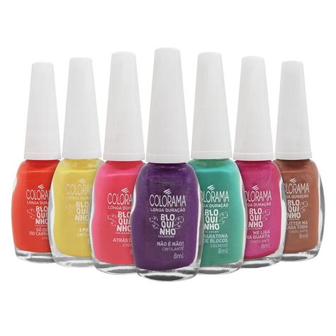 Colorama Tem Nova Cole O De Esmaltes Bloquinho Para Colorir O