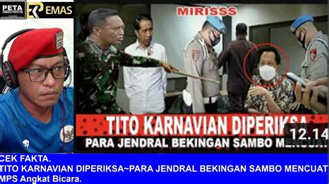 Cek Fakta Mengenas Kan Sok Menantang Jendral Tni Ferdy Sambo