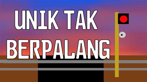 Perlintasan Unik Tanpa Palang Animasi Perlintasan Kereta Api Part