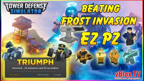 Strategy How To Beat Frost Invasion Event Easily TDS Tower Defense