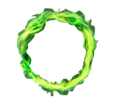 Flame Fire - Green circle flames png download - 1146*1069 - Free ...